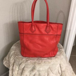 Coral leather Rebecca Minkoff Tote